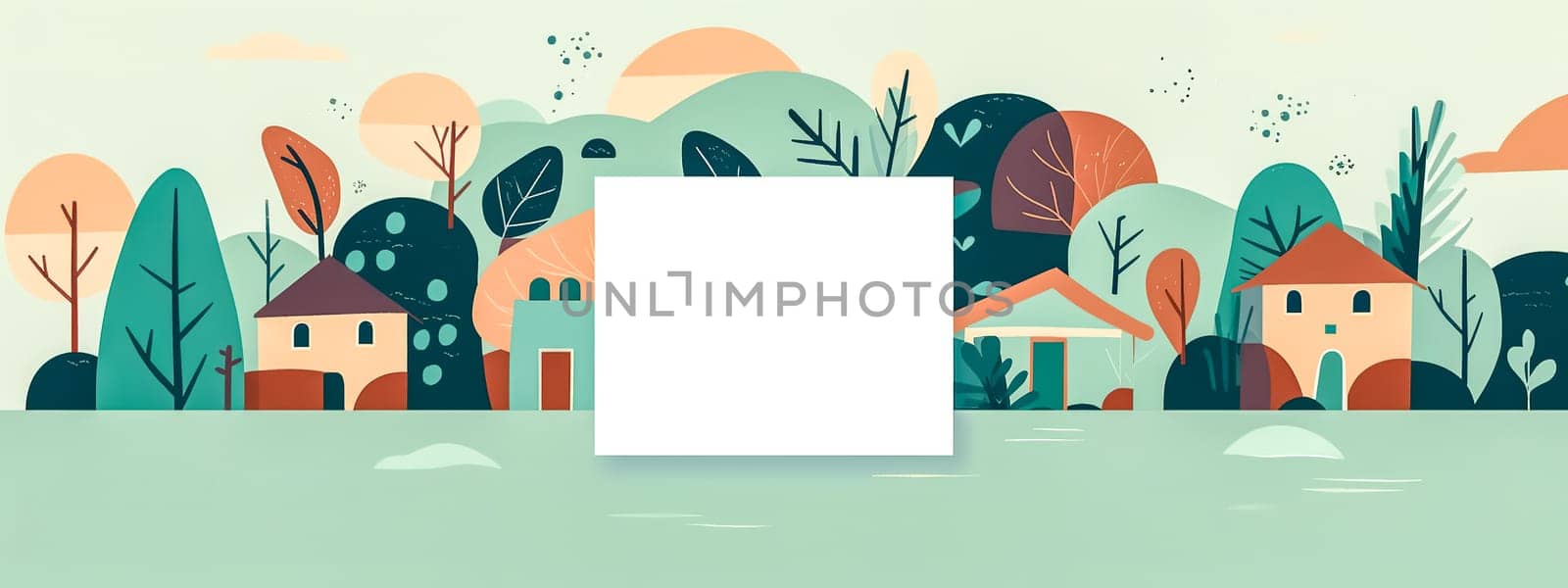 the concept of mental health and well-being in today's fast-paced world. banner with copy space, made with Generative AI. High quality illustration