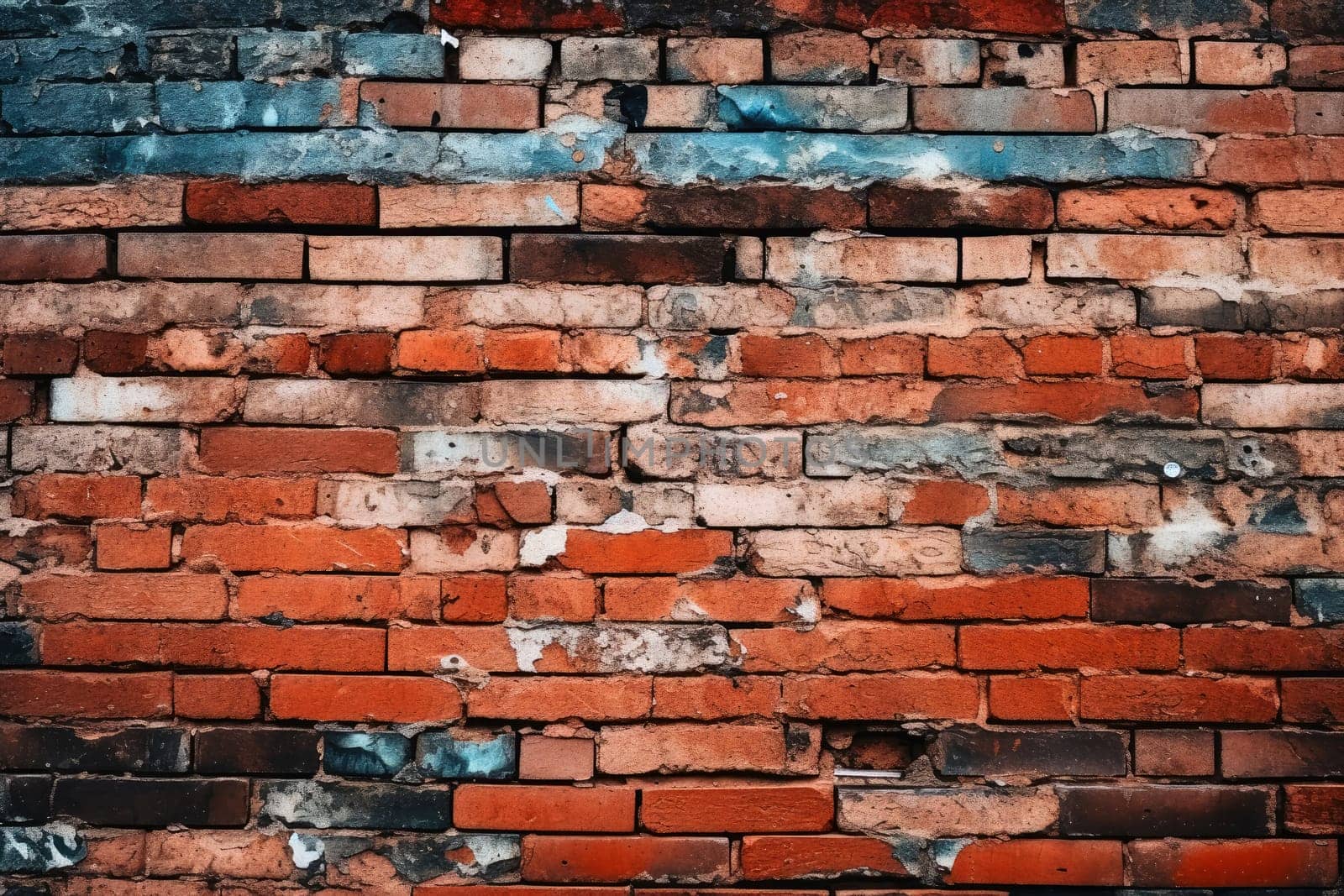 Mesmerizing brick wall texture created with generative AI technology. by MP_foto71