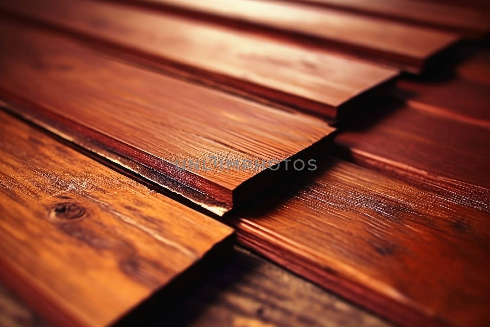 Wooden planks background texture created with generative AI technology