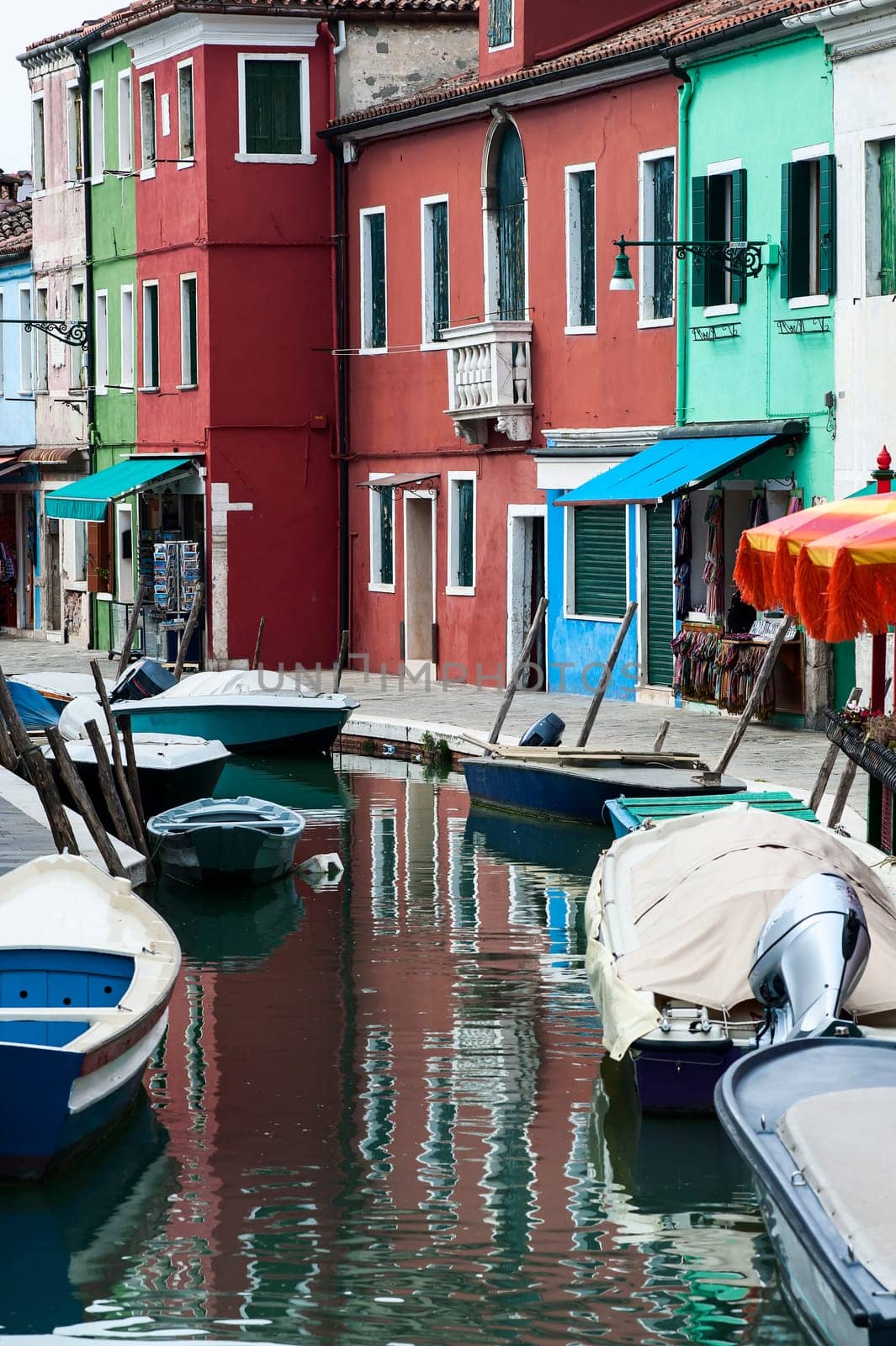 The colorful houses of Burano (Venice)