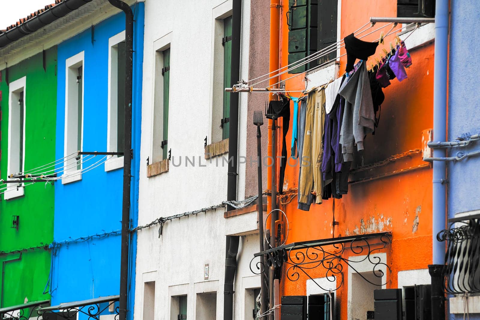 The colorful houses of Burano (Venice)