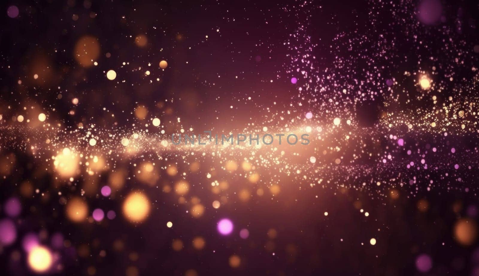 Sparkling Luxury: Glitter, Bokeh Sparkles, and Particles. Generative AI by Veiksme