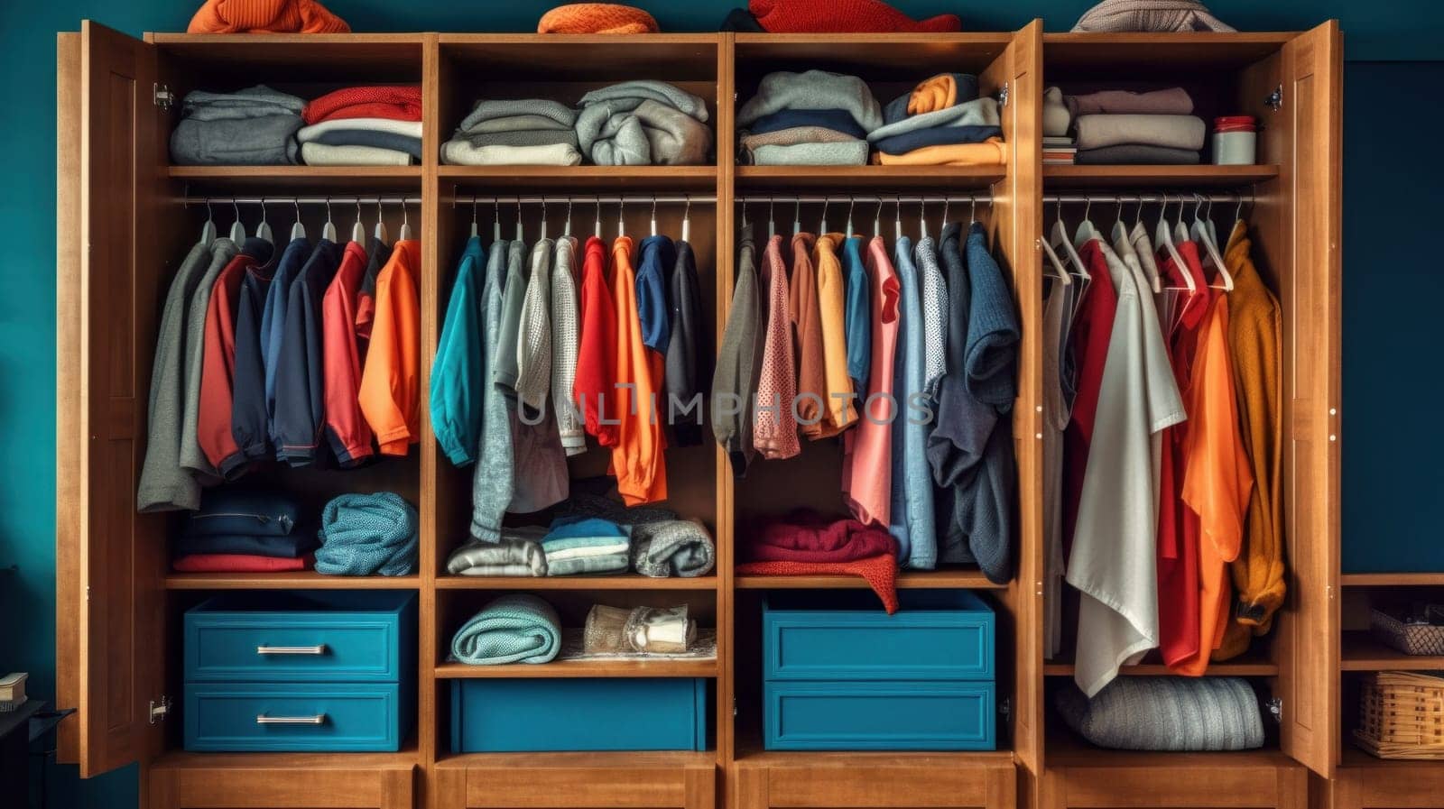 Organized Chaos: Inside a Modern Closet. Generative AI by Veiksme