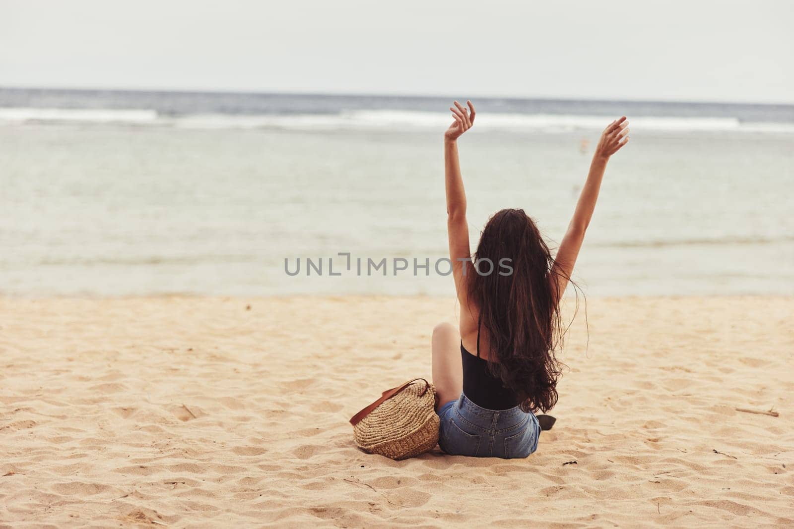 two beautiful young girls outdoors with chair by SHOTPRIME