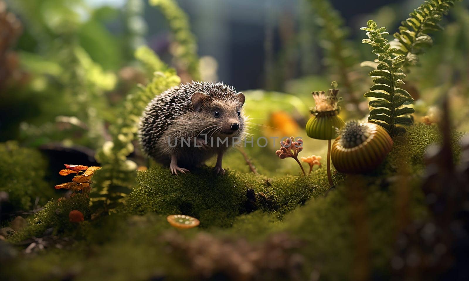 Planet biodiversity, wildlife concept, environment day. Generative AI. High quality illustration