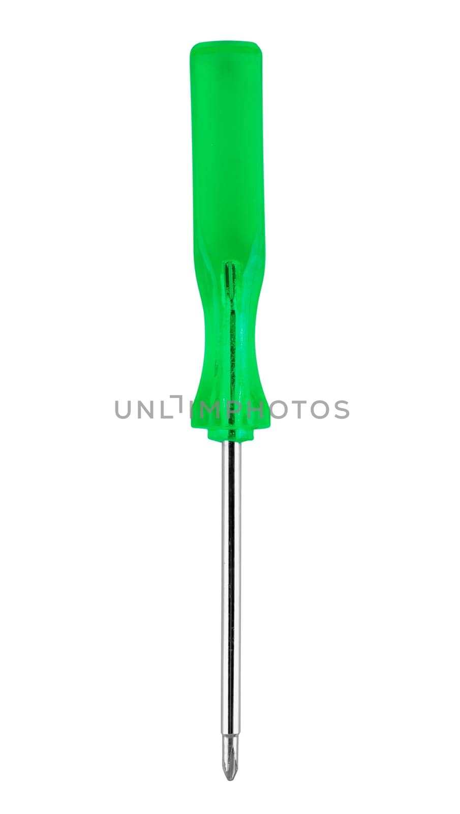 screwdriver, repair tool on white background in insulation by A_A