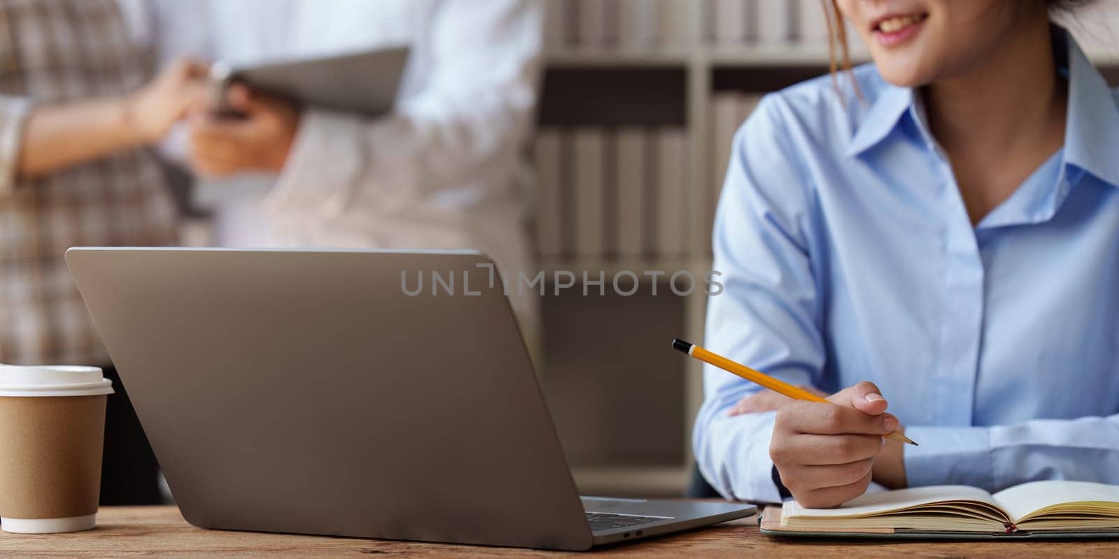 Portrait of beautiful student woman in university ready for learning. Education, scholarship and happy and proud female learner at university by itchaznong