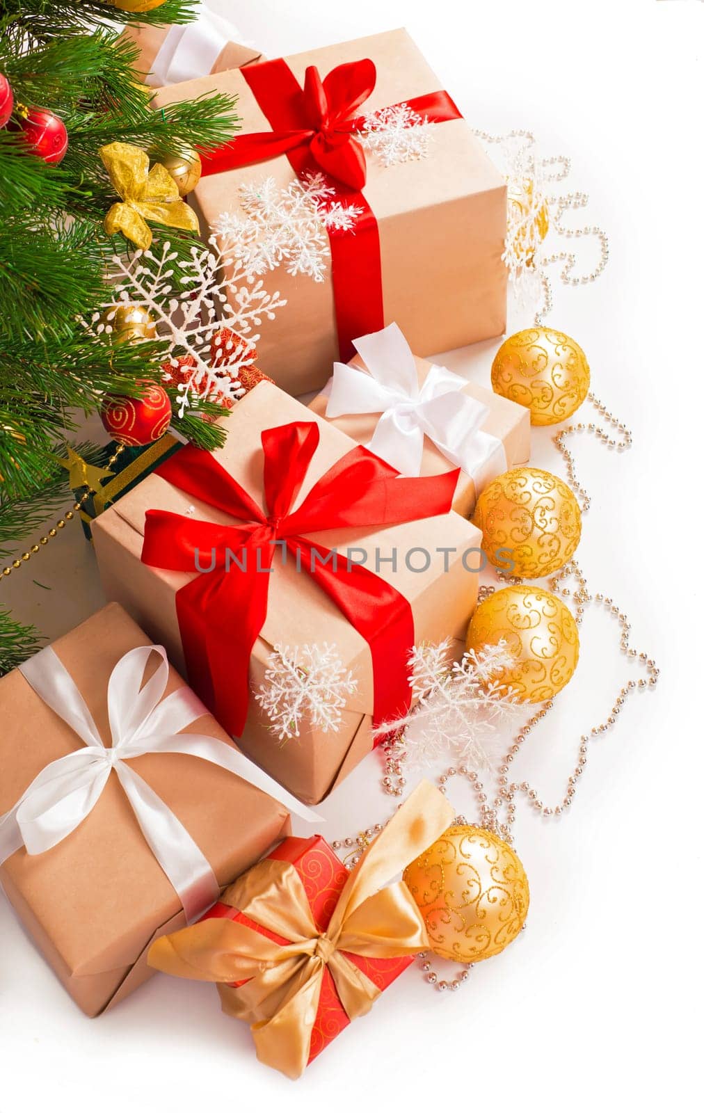 Christmas gifts under the tree by aprilphoto