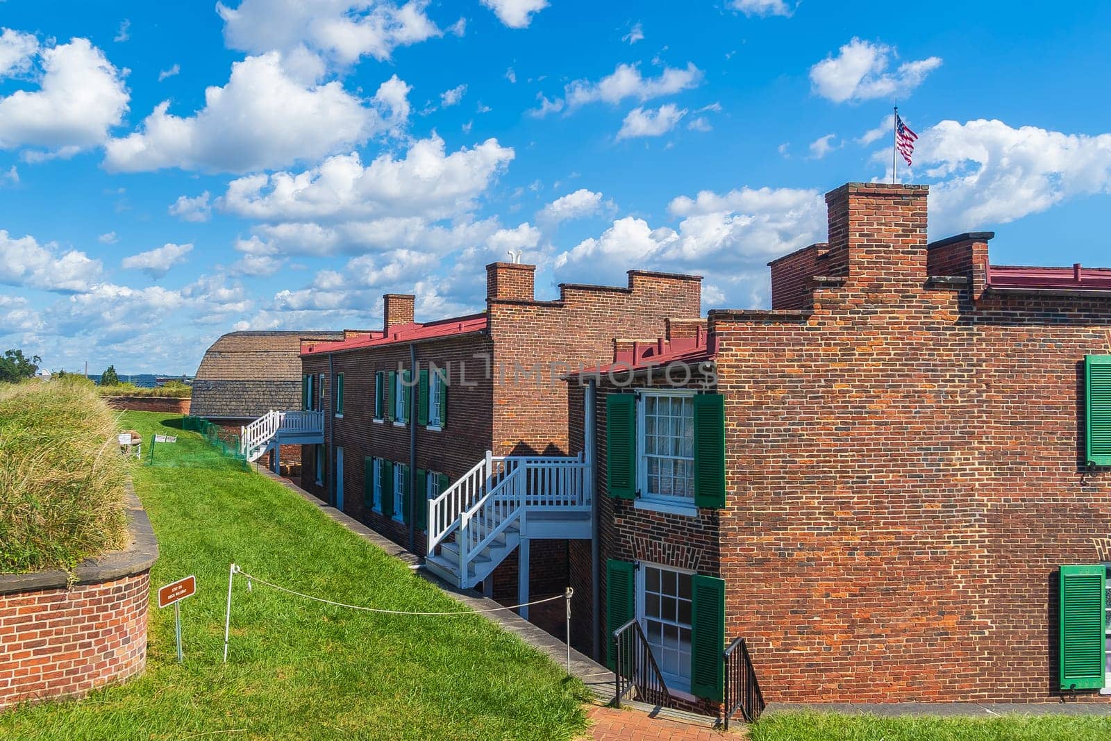 Fort McHenry National Monument in Baltimore, Maryland USA