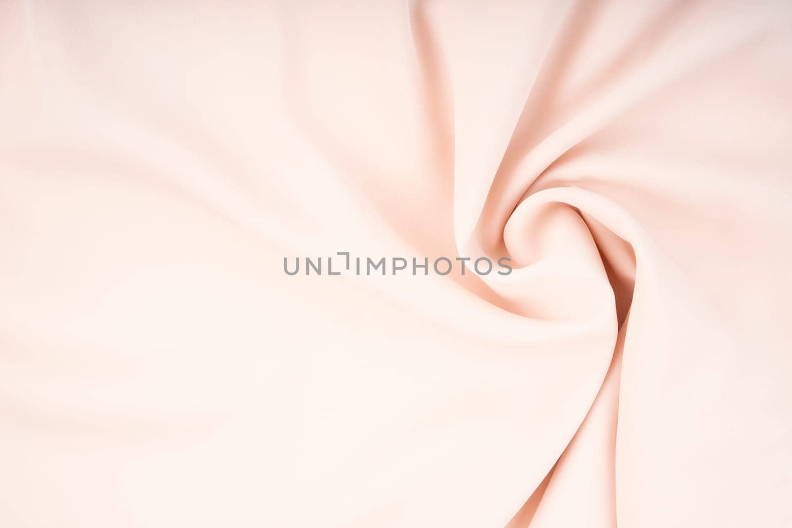 The texture of the satin fabric of beige color for the background by Gamjai