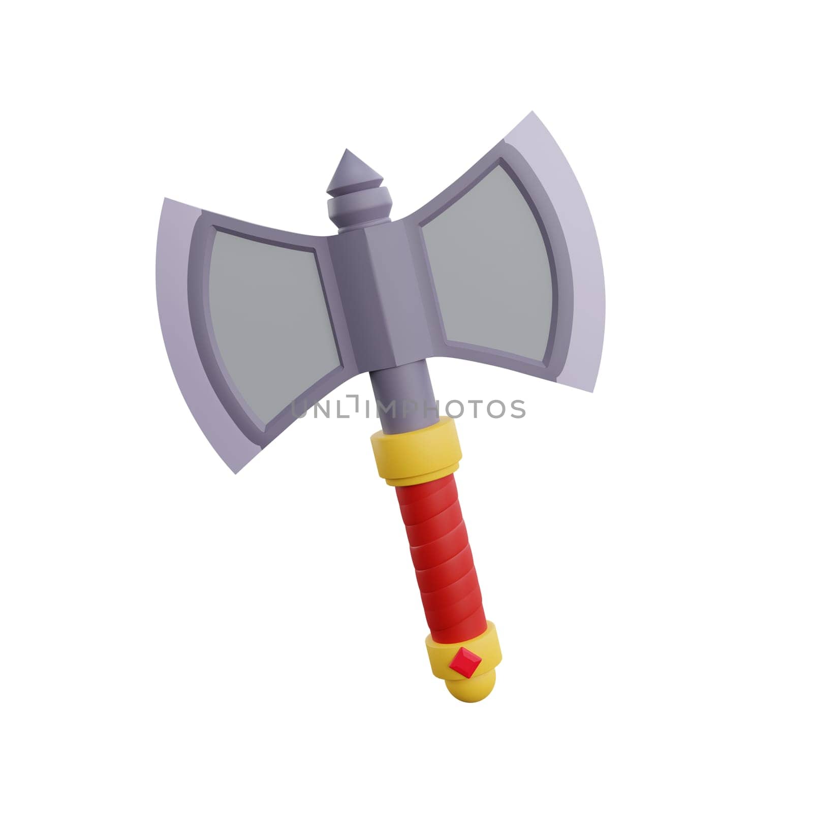 3d rendering game asset axe