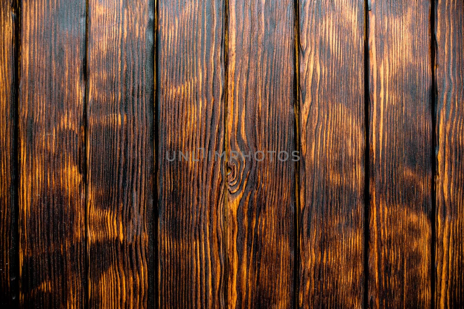 Wood texture. Brown board background, Natural background of brown boards wide and narrow by Renisons