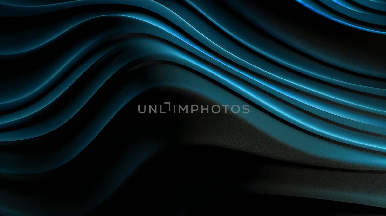 abstract deep blue fabric like texture waves . High quality photo