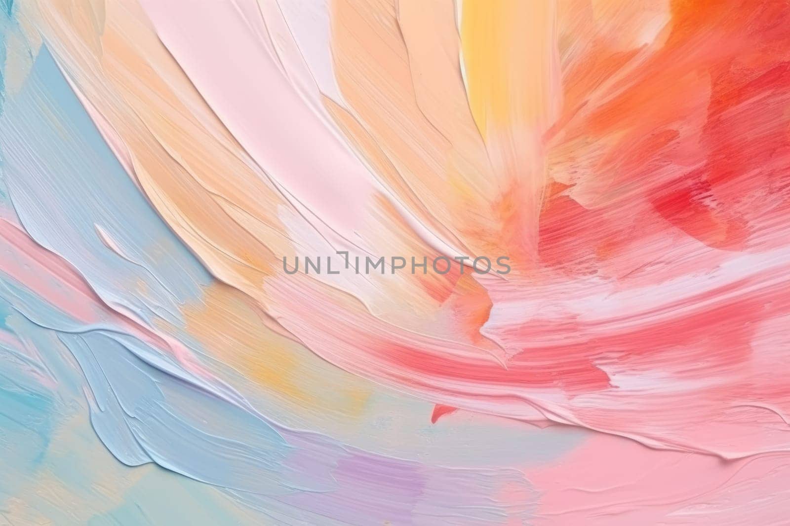 Abstract painting with epoxy resin, pastel colors, Generative AI by Desperada