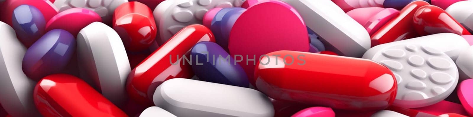drug background isolated pill medicine tablet capsule pharmacy vitamin health medical. Generative AI. by SHOTPRIME
