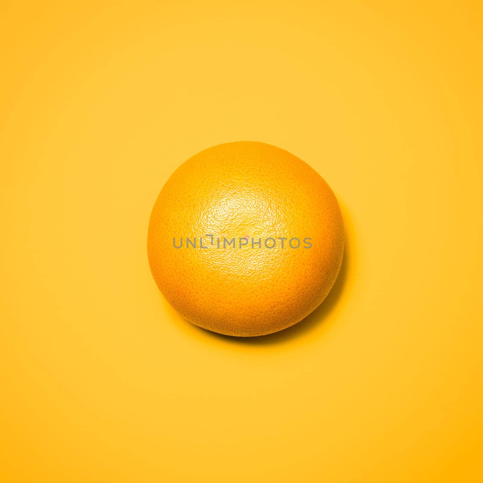Studio, orange and fruit for diet, vitamin C and healthy nutrition on isolated wallpaper or background. Food, eating organic and grocery for natural wellness, health and fruity citrus mockup.