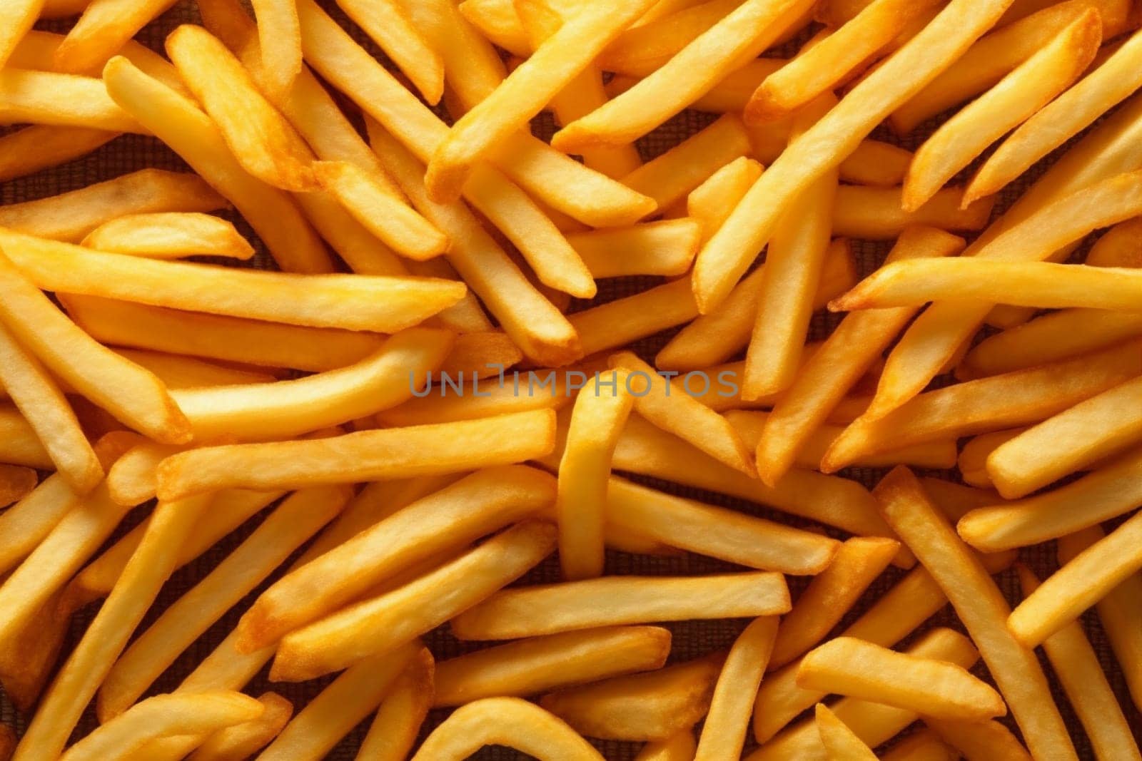 food fresh background snack tasty french potato meal fat chip fry. Generative AI. by SHOTPRIME