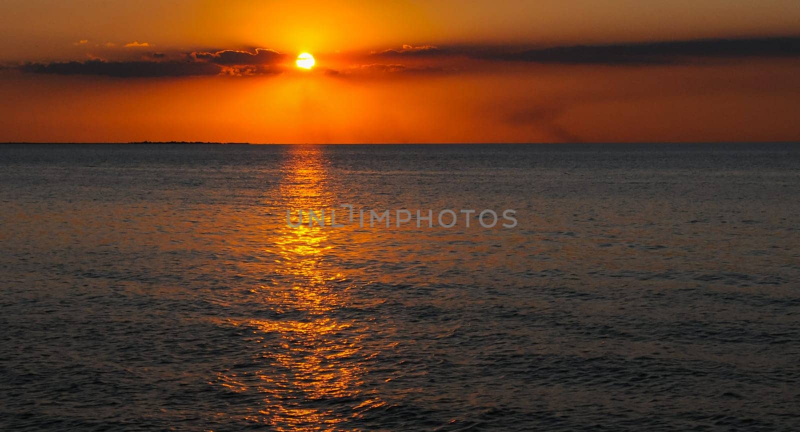 Sunrise over the Black Sea in the Eastern Crimea