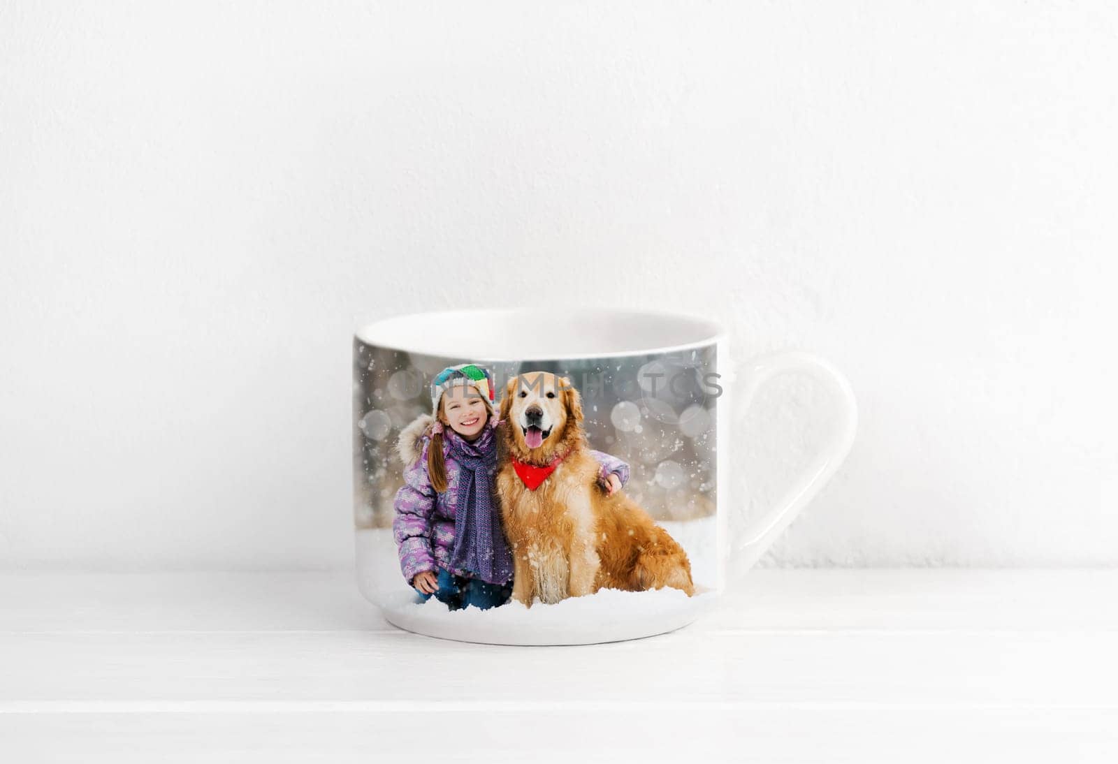 Selfmade design printing on ceramic mug