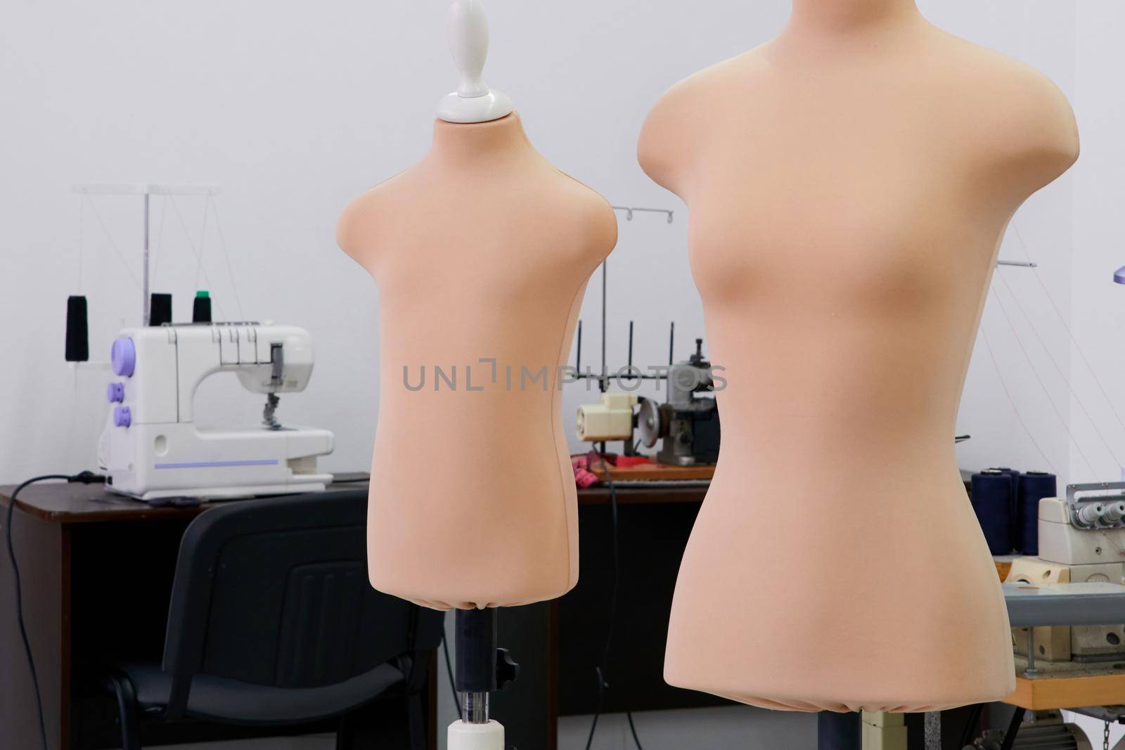 Mannequin dummy in a tailor shop
