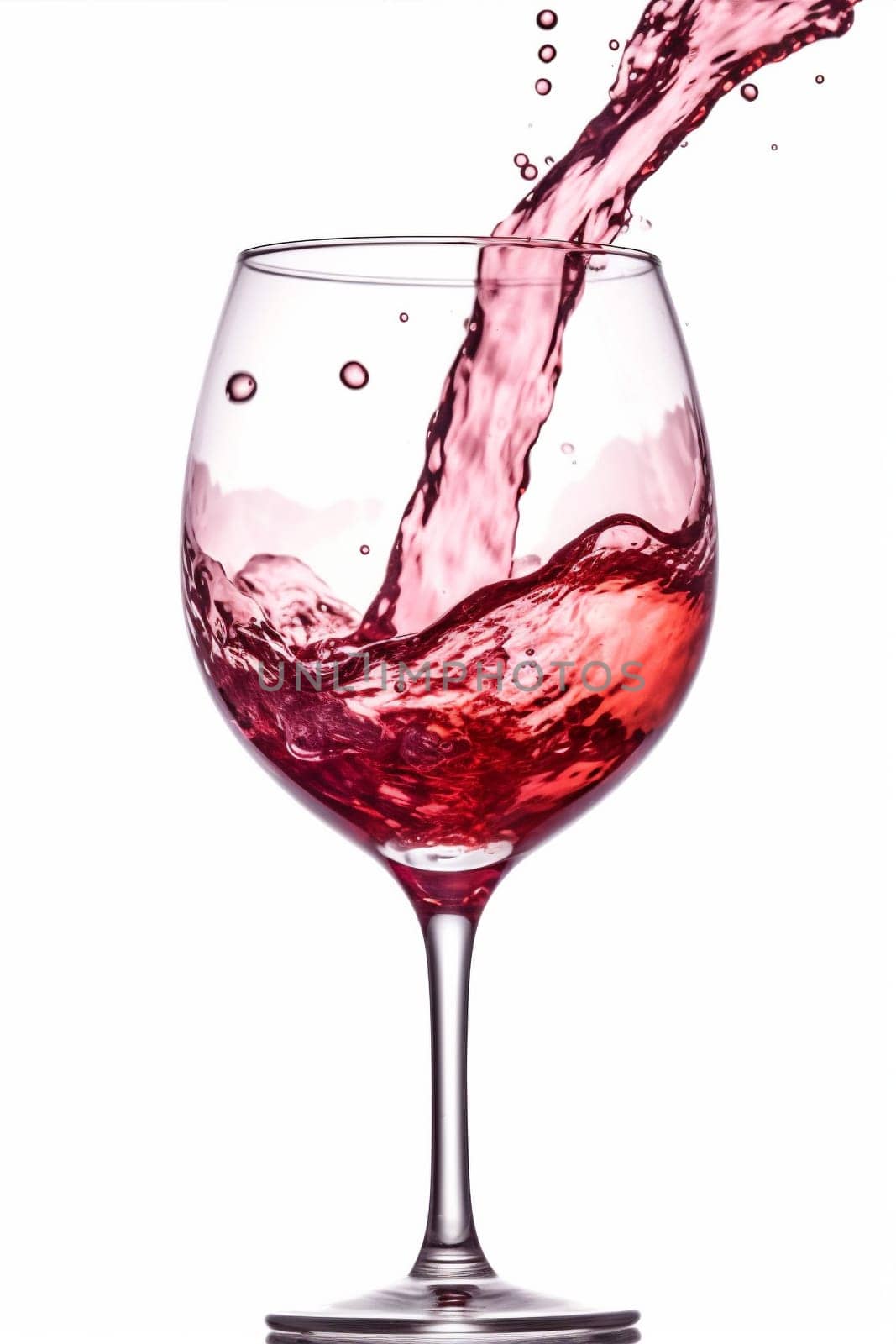 taste glass alcohol gradient background red closeup party liquid drink wine. Generative AI. by SHOTPRIME