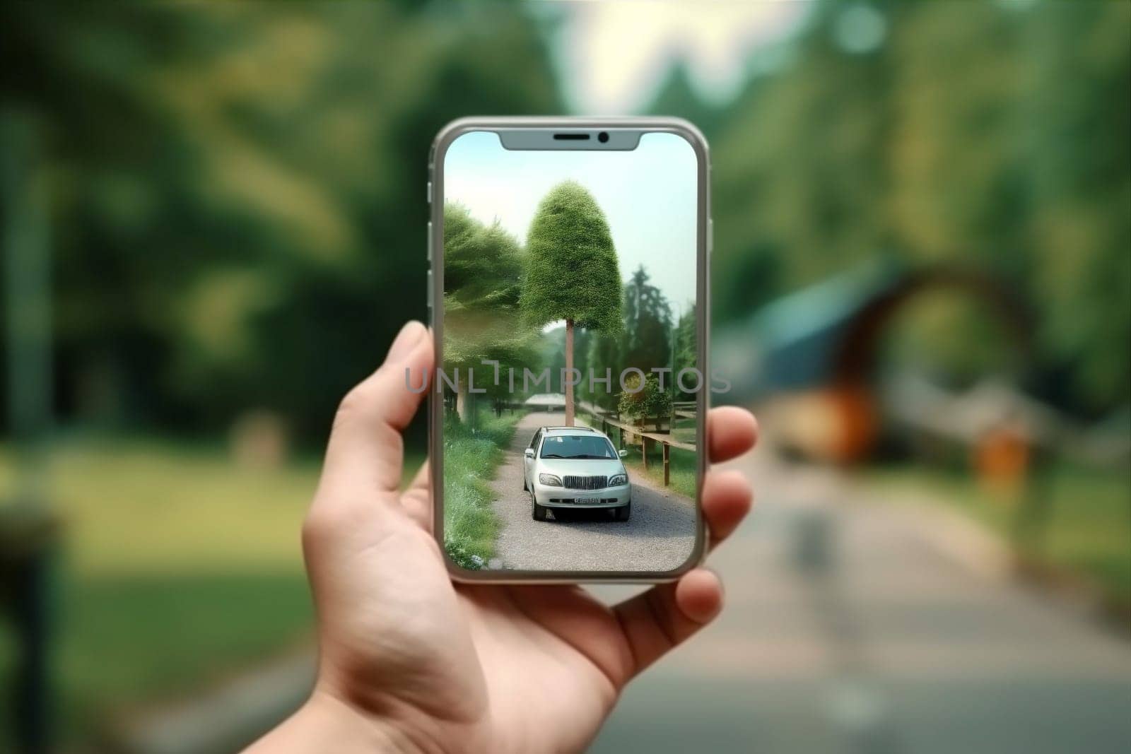 mobile phone point smart map global positioning road position route street travel mobility navigation direction location app 3d concept destination gps system. Generative AI.