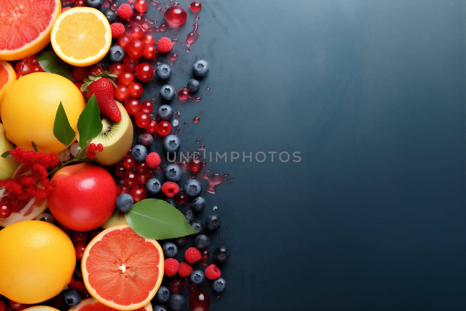 smoke fruit hookah background apple food orange juice grape ice vegetarian. Generative AI. by SHOTPRIME