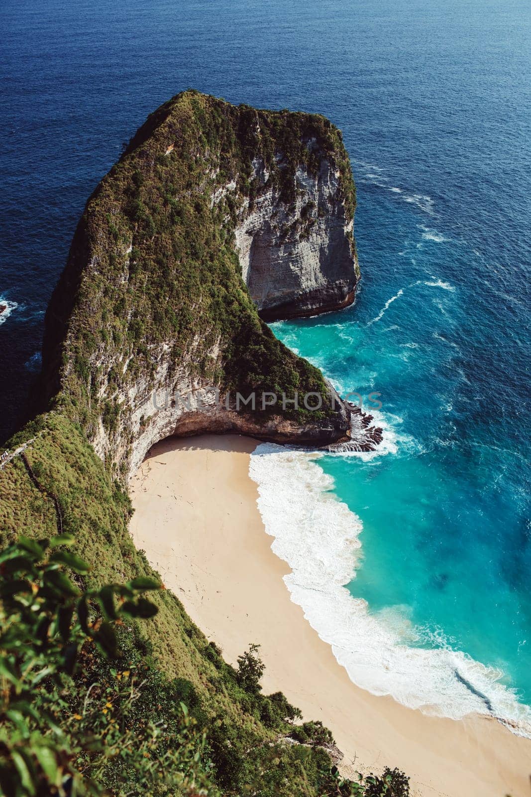 amazing ocean view from above by Alexzhilkin