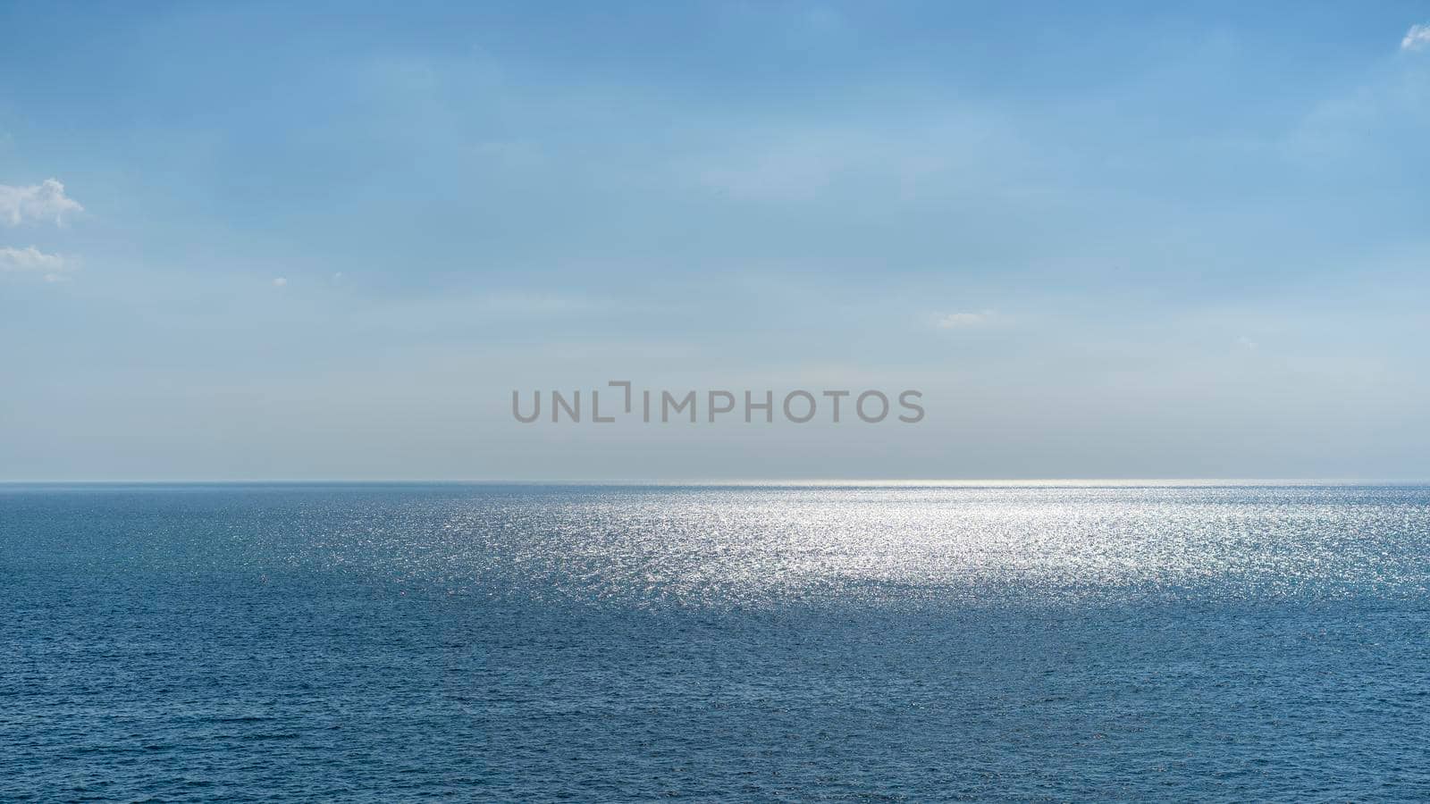 Seascape with a view of the blue sea and the sky by Vvicca