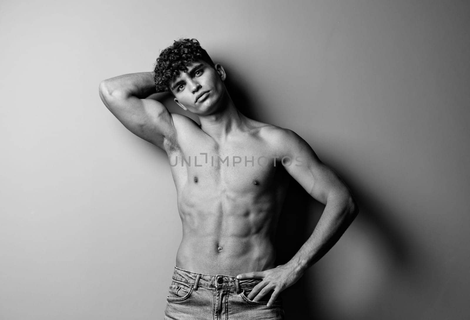man arm person male strong torso athletic beautiful strength beauty by SHOTPRIME