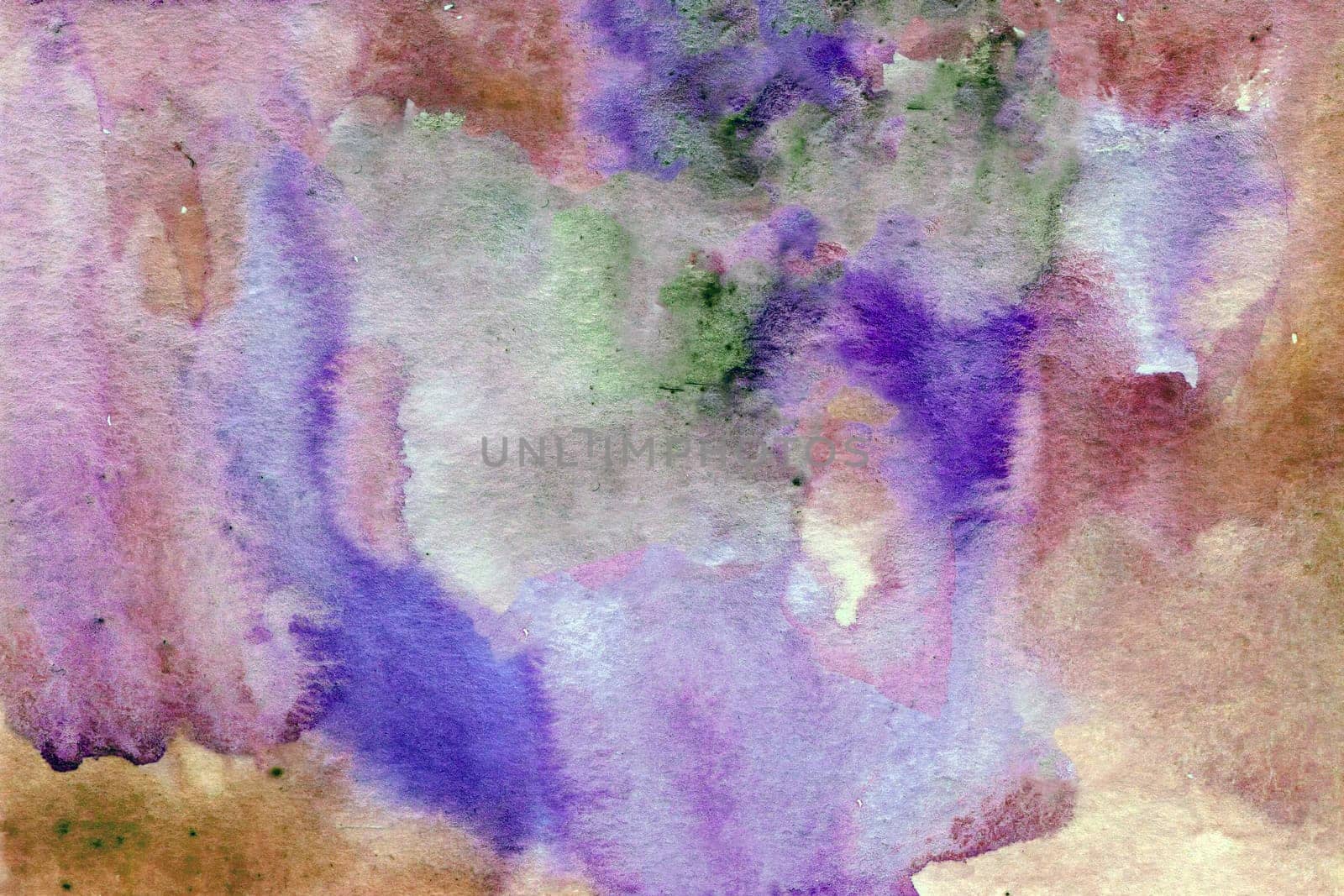 Purple green watercolor paper background texture
