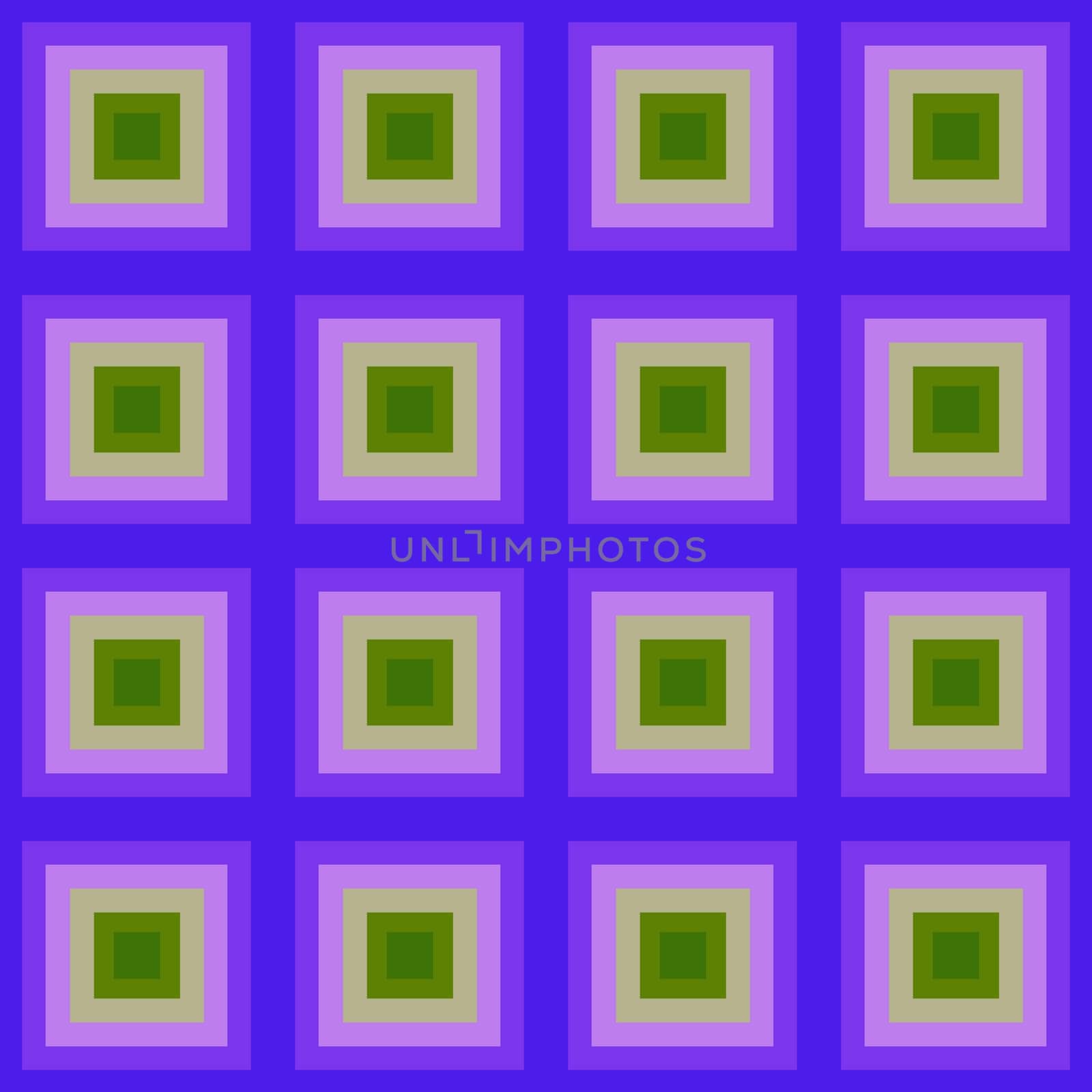 Seamless Groovy aesthetic pattern with squares in the style of the 70s and 60s