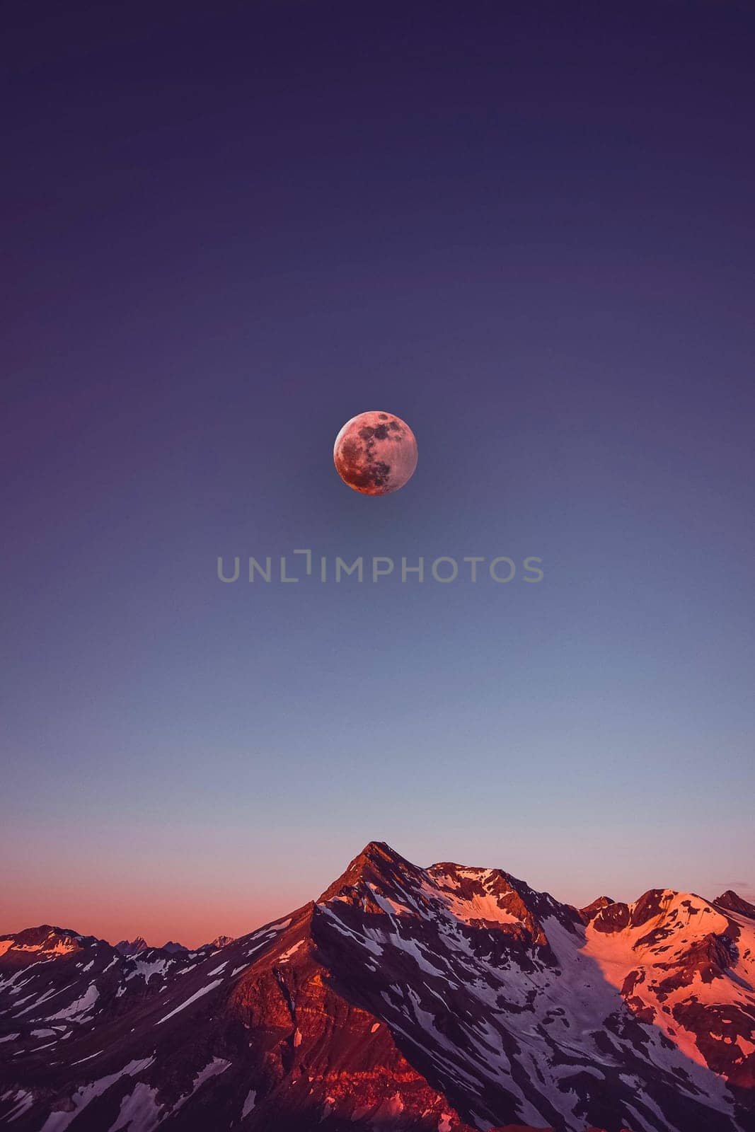 moon,wallpaper,sunset