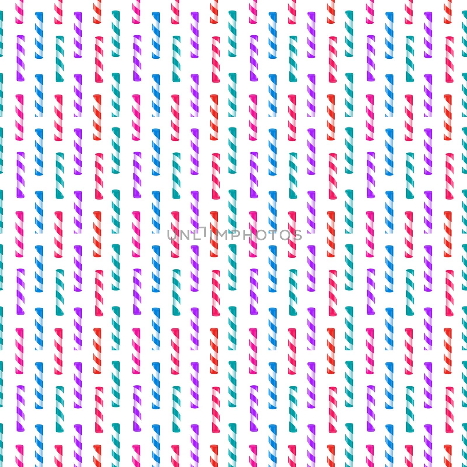seamless pattern with striped candy sticks on a white background. Sweets pattern