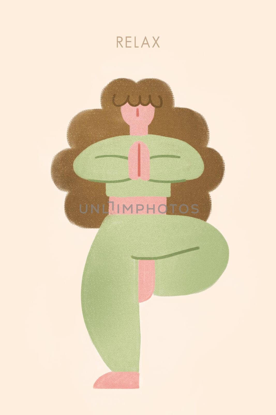 pose,relax,yoga,warm,illustration,illust by ogqcorp