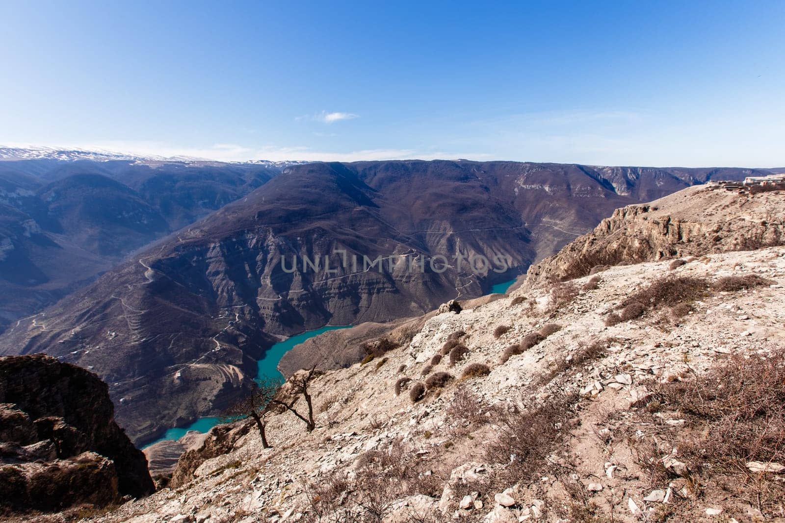 Sulak canyon. Chirkeyskaya HPP. Nature Of The Caucasus. Sights Of The CaucasusDagestan, Russia.