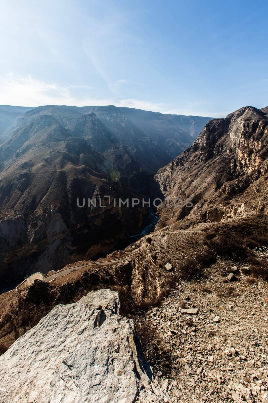 Sulak canyon. Chirkeyskaya HPP. Nature Of The Caucasus. Dagestan, Russia.