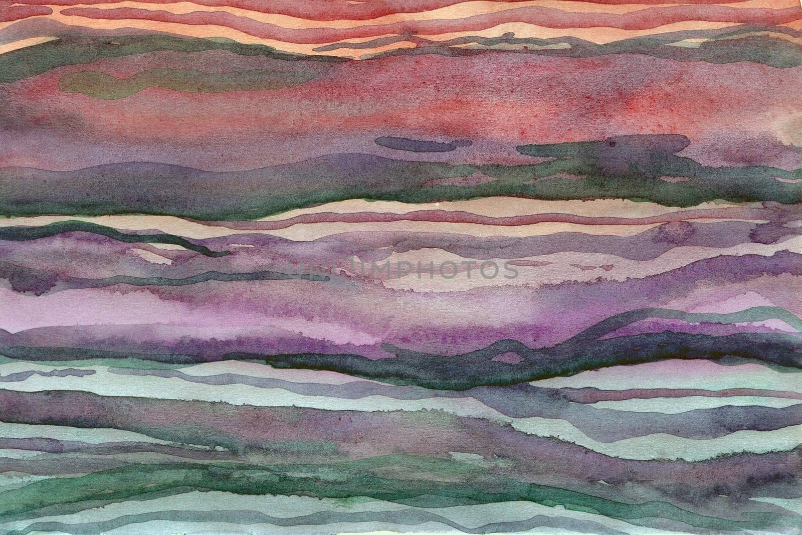Purple green watercolor paper background texture