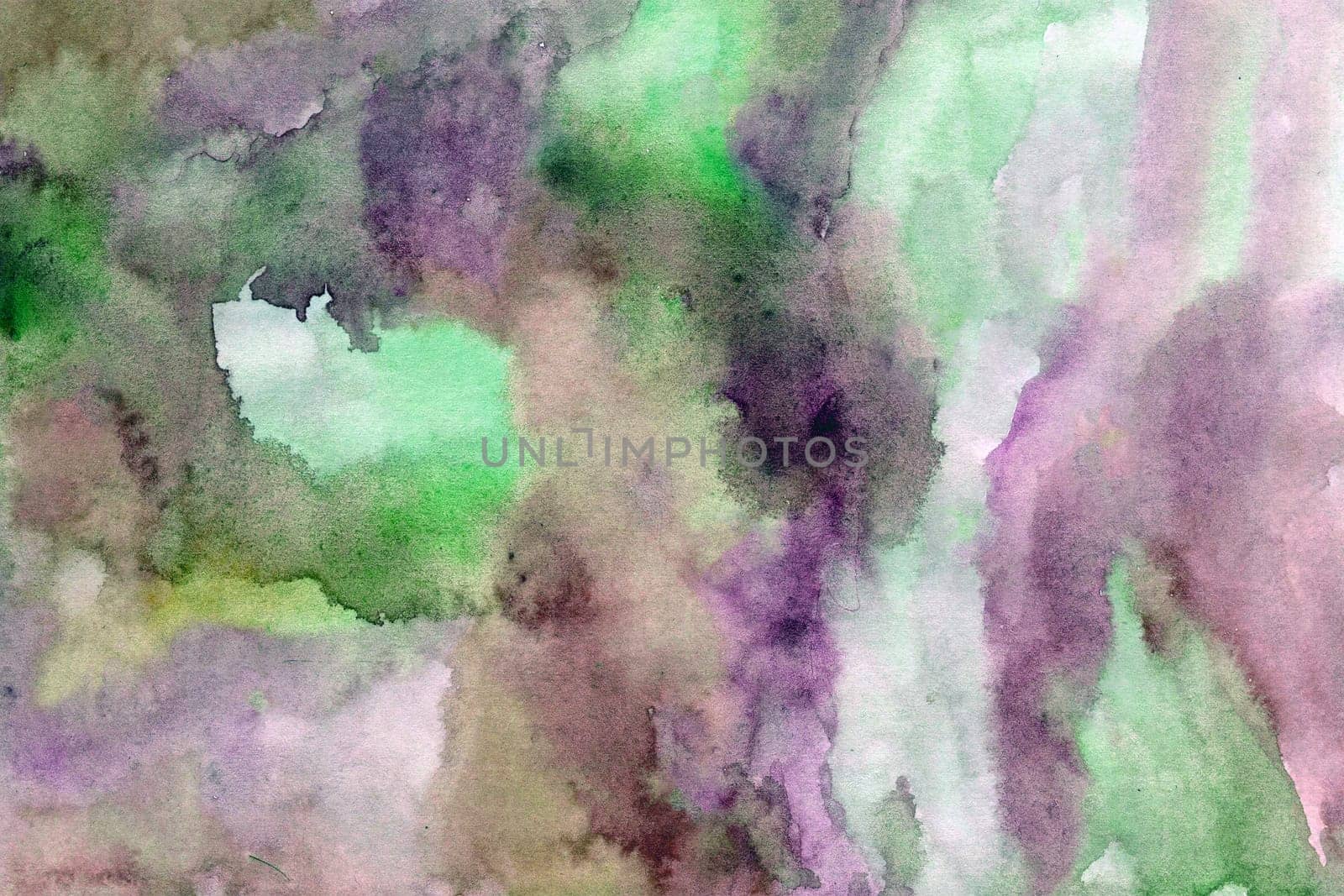 Green gradient watercolor paper background texture