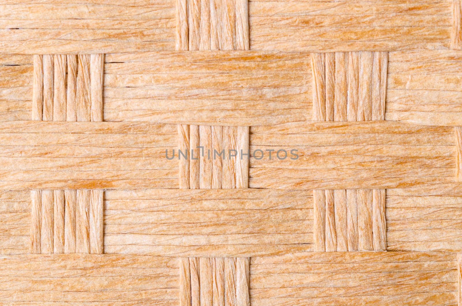 Close up of woven basket pattern background.