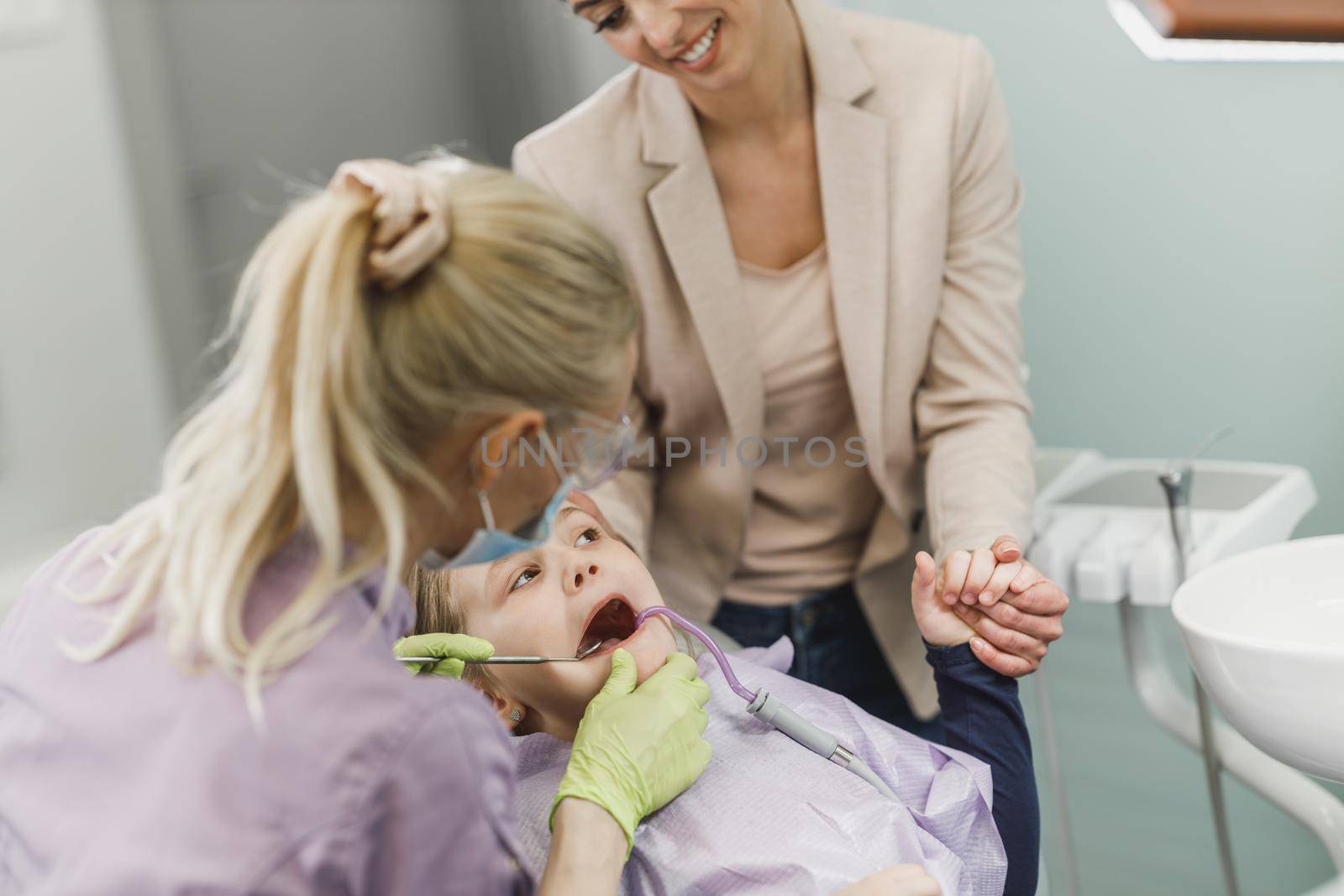 Little Girl At The Dentist by MilanMarkovic78
