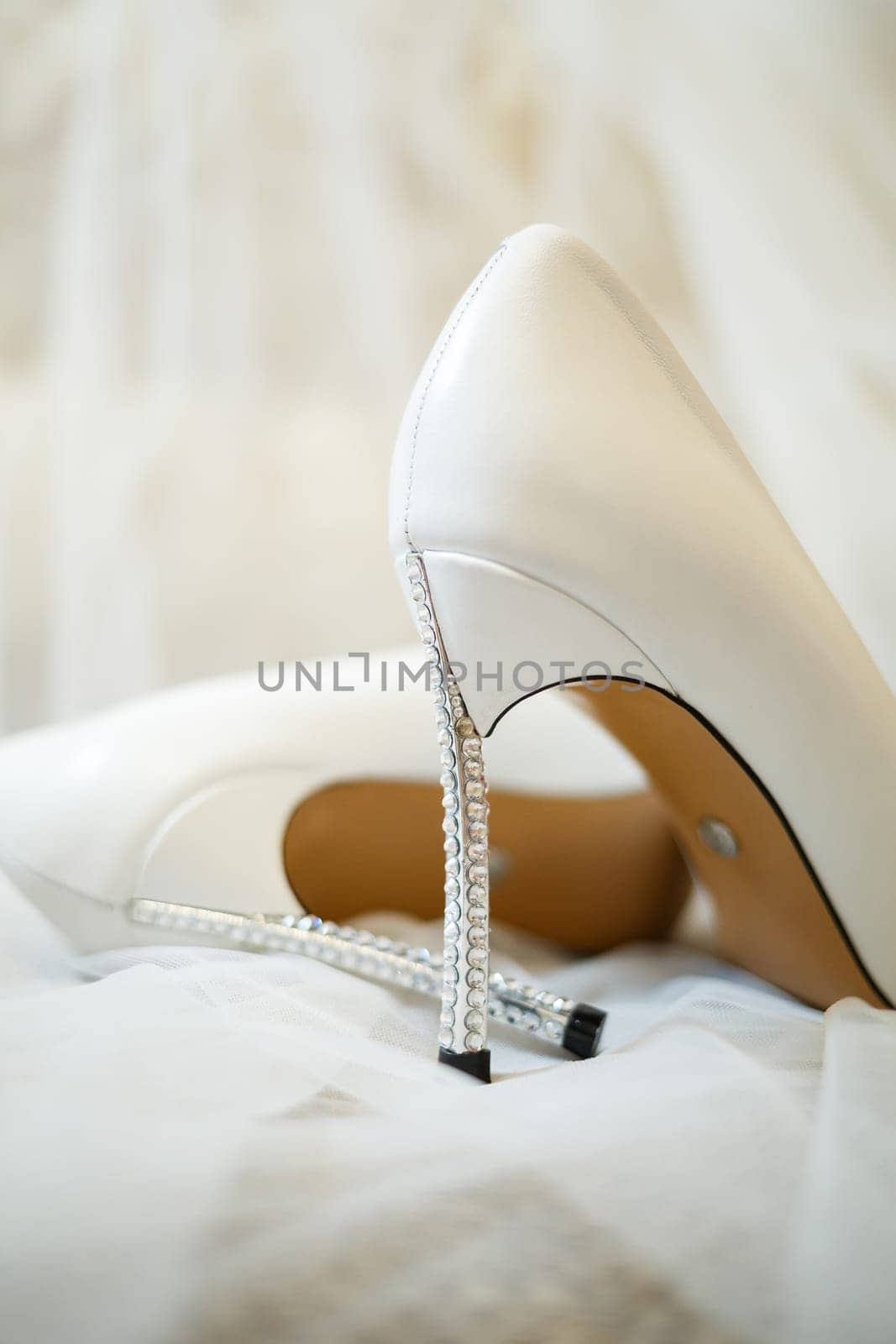 Women's shoes on the wedding day for the bride by Dmitrytph