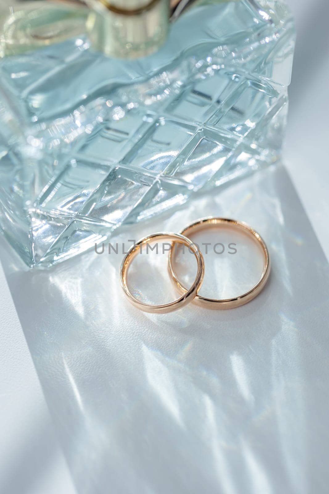 Wedding rings with yellow gold, set of wedding rings. by Dmitrytph