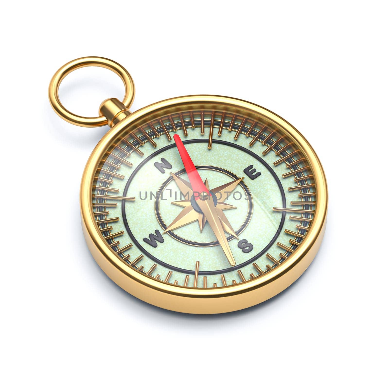 Cartoon compass 3D by djmilic