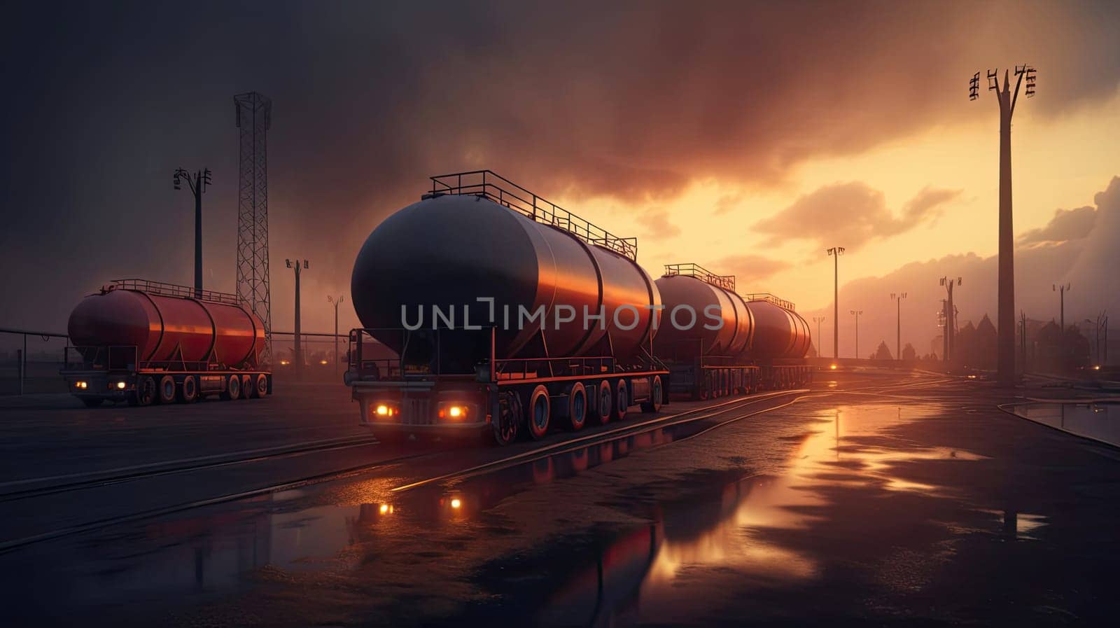 Train with oil by cherezoff