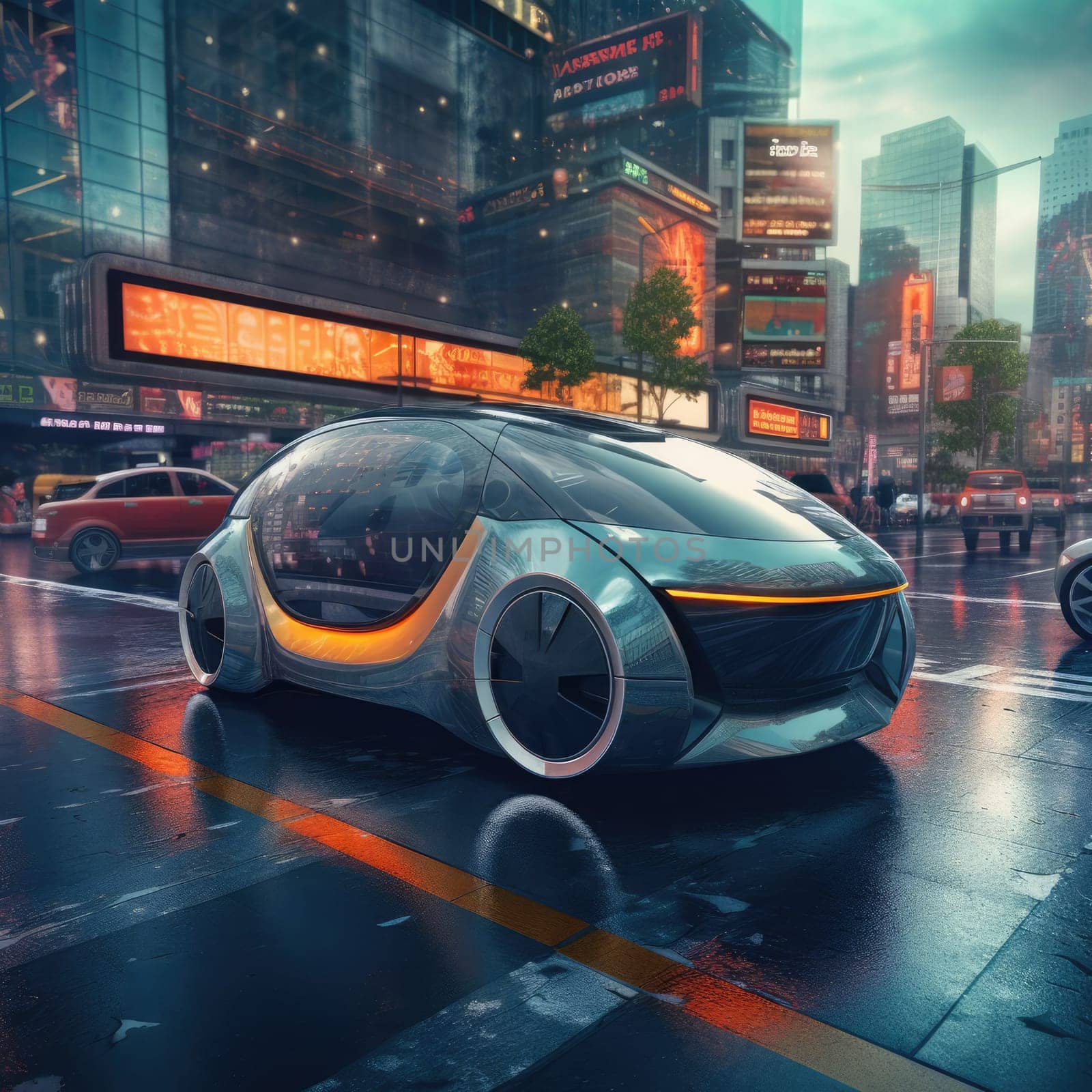 A modern smart car by cherezoff