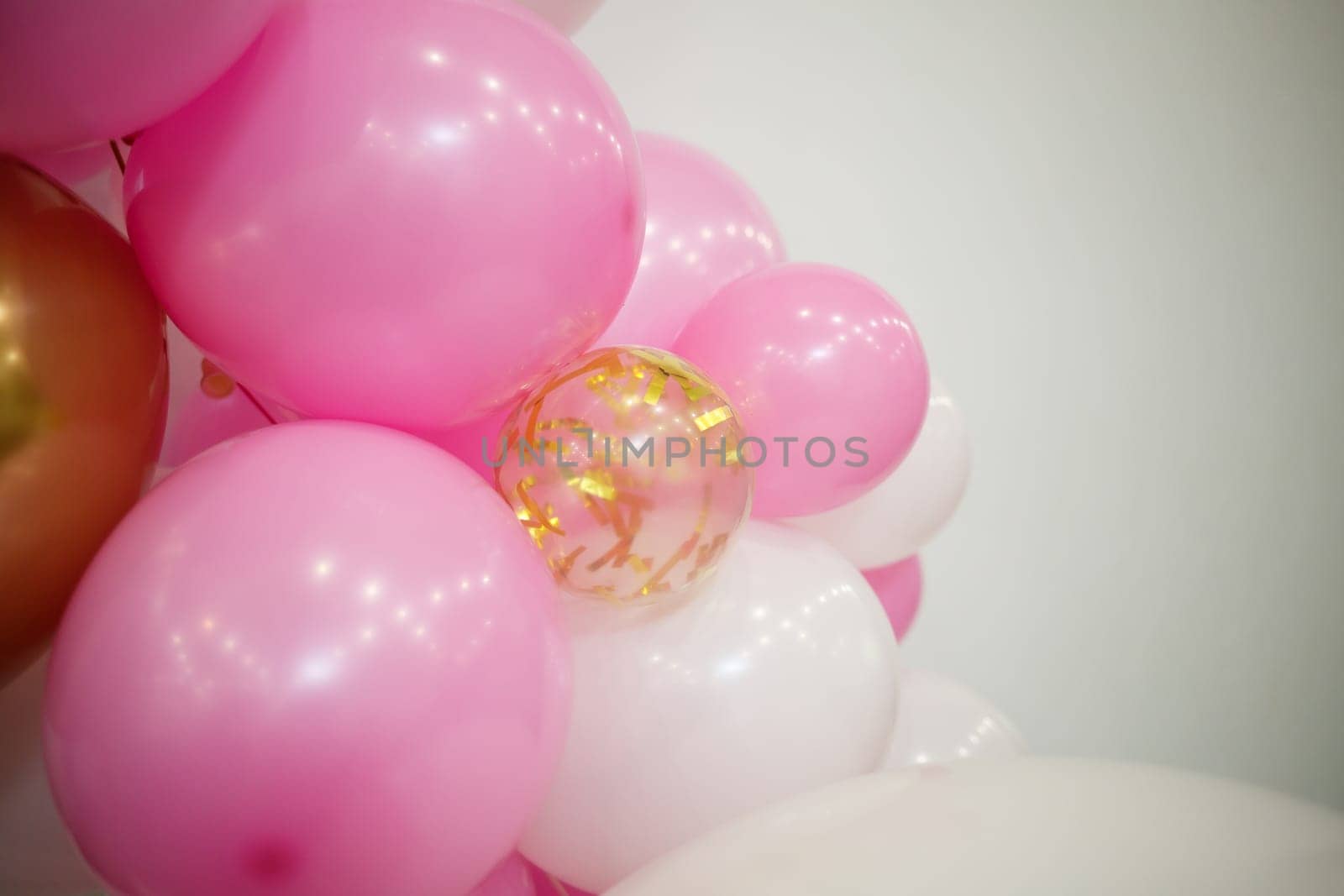 multi-colored balloons for a cheerful holiday