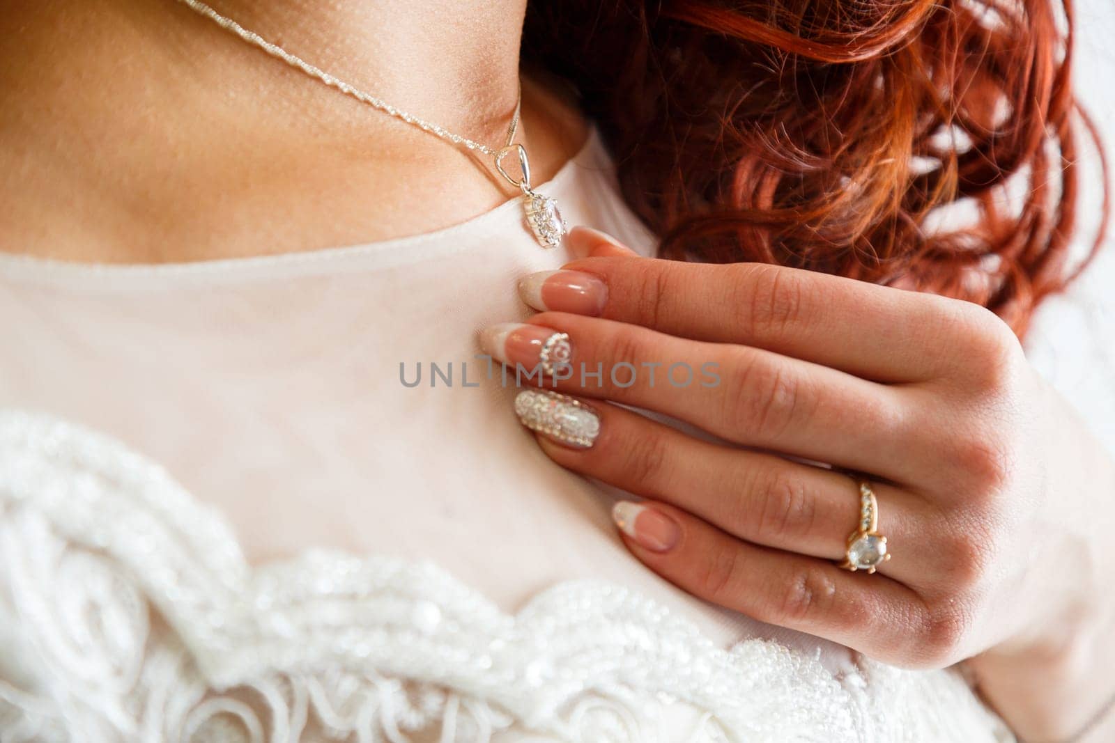 wedding accessories bride on the wedding day