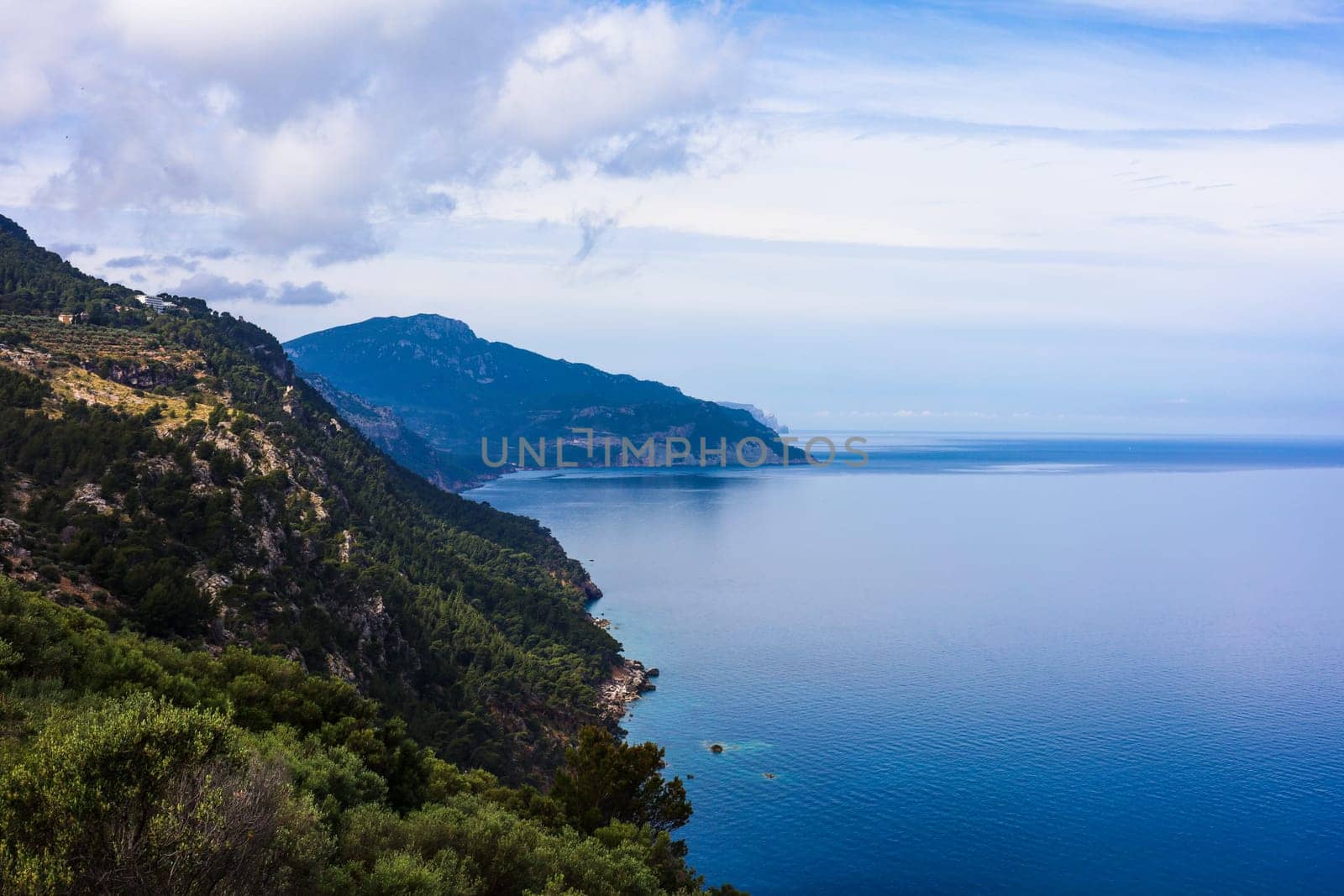 Mountainous seashore. High quality photo