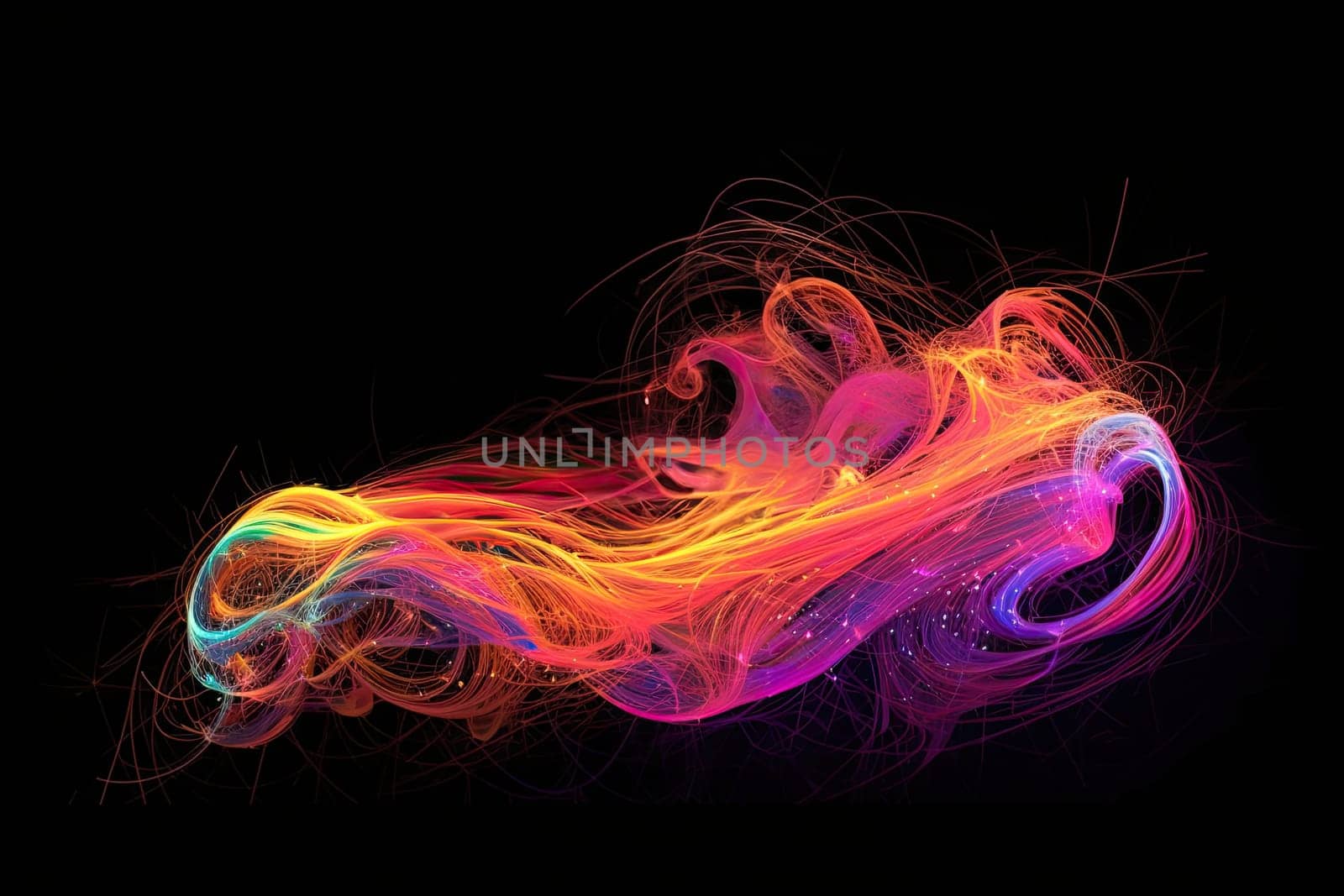 Abstract plexus-style background by cherezoff